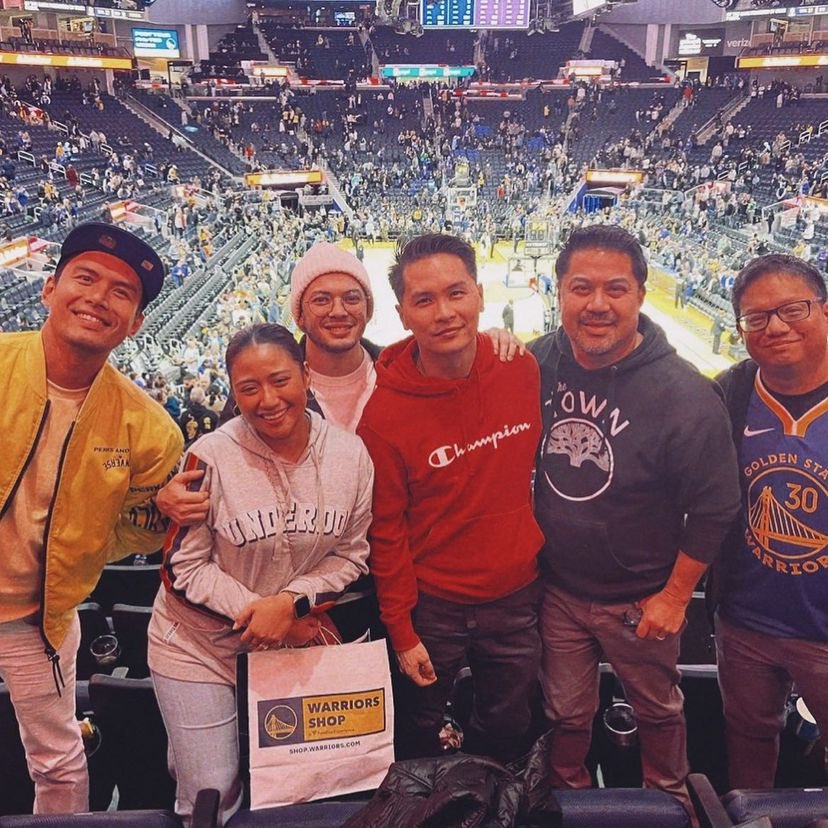 its_Morissette's tweet photo. davejlamar's IG update 📸 

First NBA game together. Great game! Even better company. 
Great night for the Warriors to break their losing streak. Haha

🔗 https://t.co/LOjJe4Byuz 

@itsMorissette #Morissette #MorissetteAmon https://t.co/znWhx5iQt4
