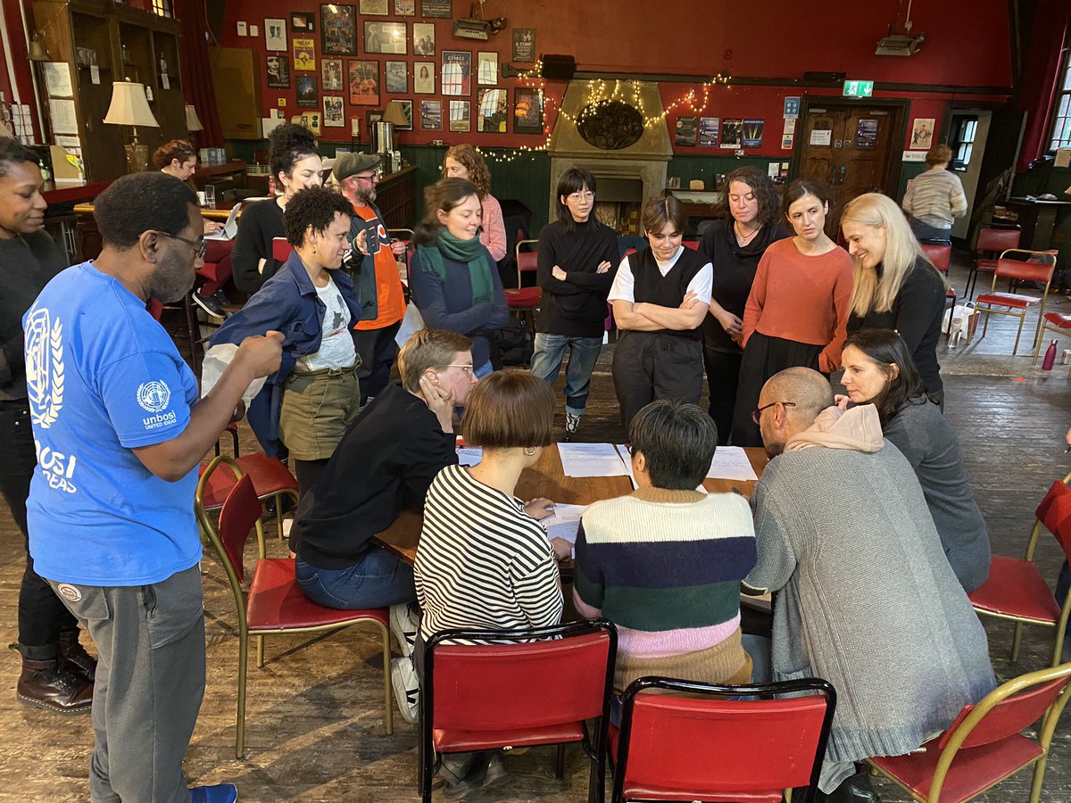 Still buzzing from a weekend of co-creation, learning and change-making at #LegislativeTheatre training. Pleasure to learn from <a href="/KatyRubinTO/">Katy Rubin</a> Thanks <a href="/UnionChapelUK/">Union Chapel London</a> for hosting us and can’t wait to see many of you continue your #TheatreofTheOppressed journey <a href="/STOPLondon/">STOP London</a>