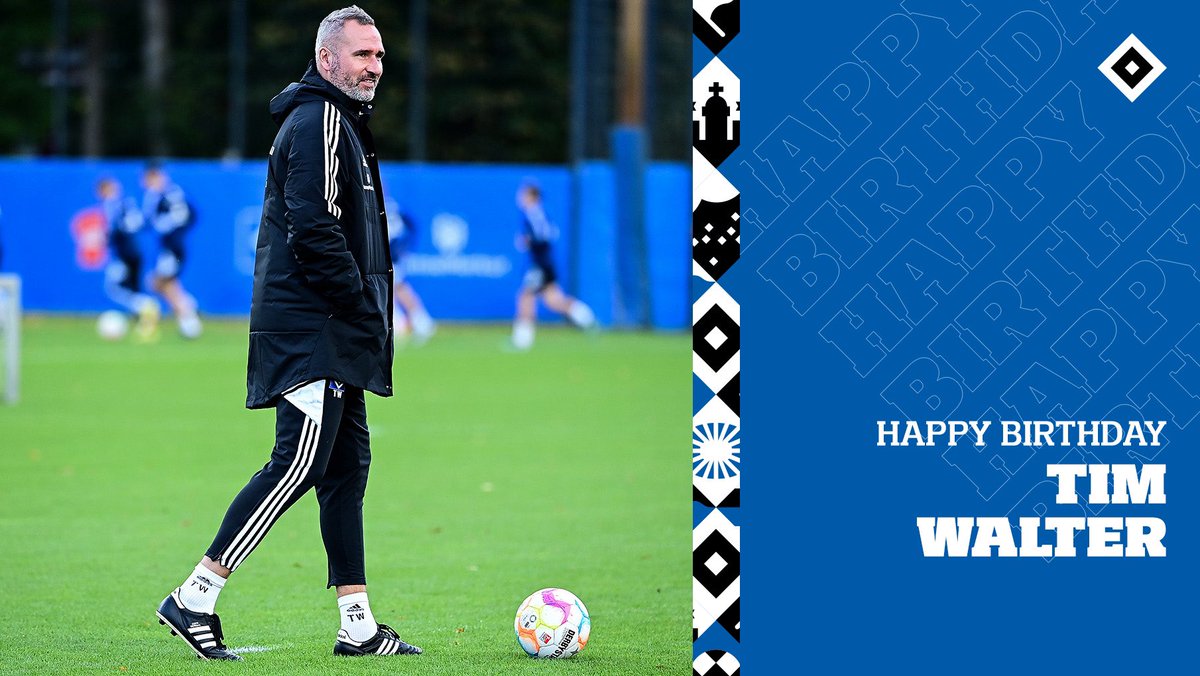 5️⃣8️⃣ times HSV Head Coach 
3️⃣2️⃣ Wins recorded 💪🏼
4️⃣7️⃣ years old today. 

Happy Birthday to our Head Coach Tim #Walter on his special day. 🎉🔷

#nurderHSV