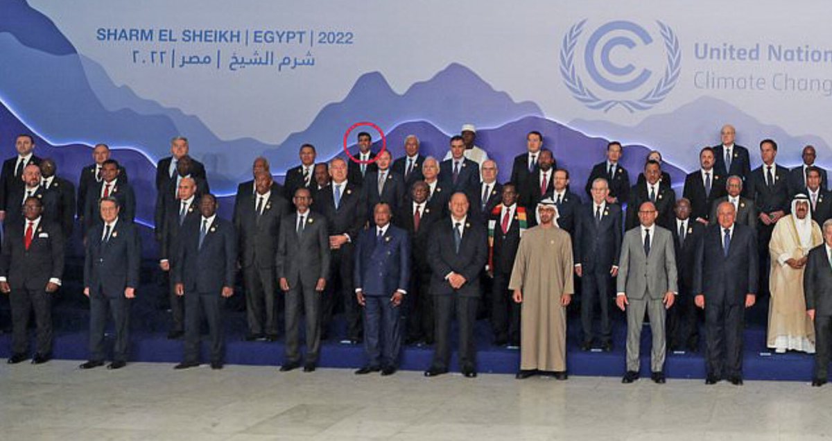 As a woman, I find this photograph of world leaders attending #cop27egypt *deeply* unsettling in 2022.
#COP27