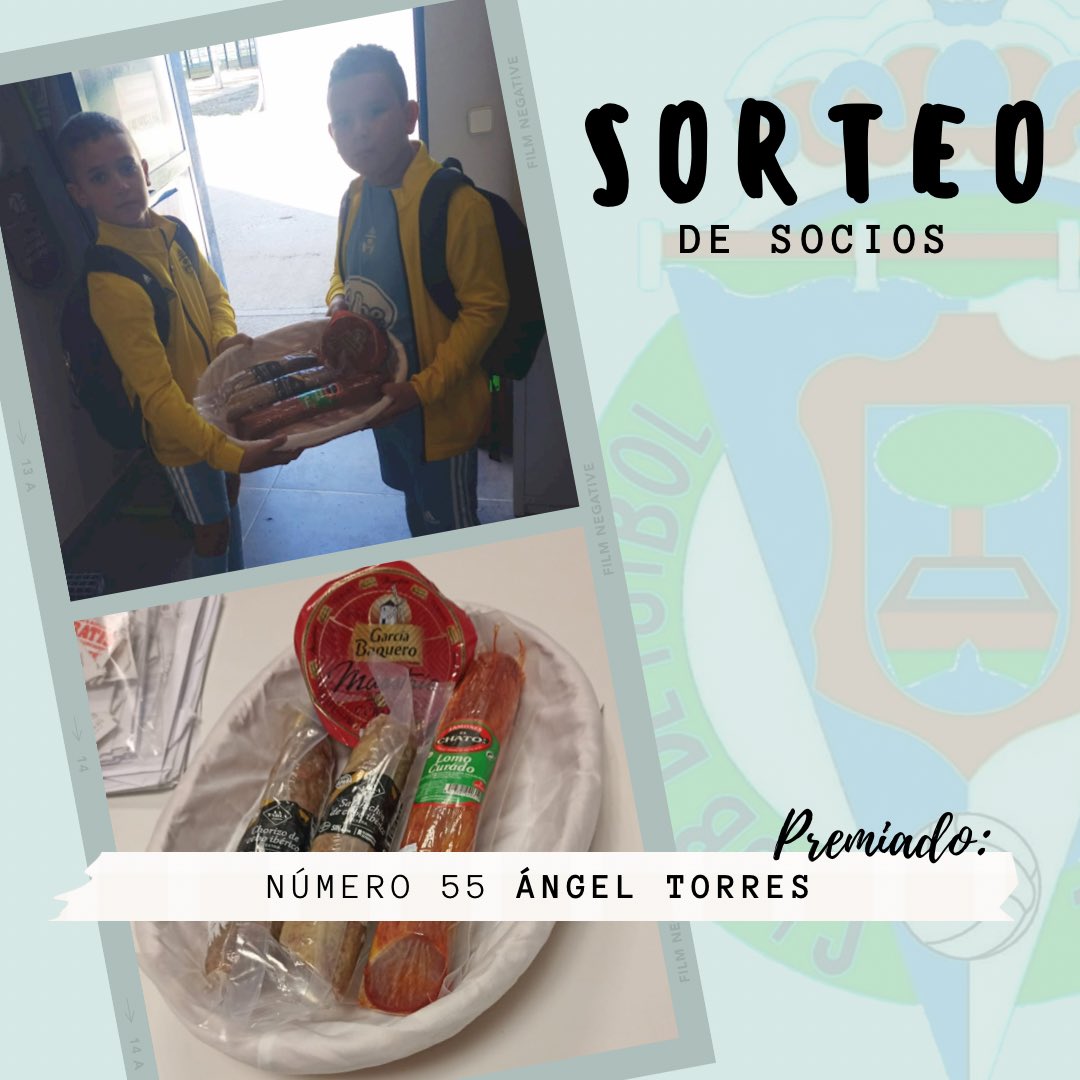 C.F. Fuente El Saz (@cffsaz) on Twitter photo 🏆 En el sorteo de socios celebrado este fin de semana el agraviado con el lote de ibéricos ha sido el N° 55 Ángel Torres.
¡Enhorabuena! 
⚠️Hazte socio por 20€ al año y participa en estos sorteos, además de obtener descuentos en nuestros colaboradores. 🏆 En el sorteo de socios celebrado este fin de semana el agraviado con el lote de ibéricos ha sido el N° 55 Ángel Torres.
¡Enhorabuena! 
⚠️Hazte socio por 20€ al año y participa en estos sorteos, además de obtener descuentos en nuestros colaboradores.
