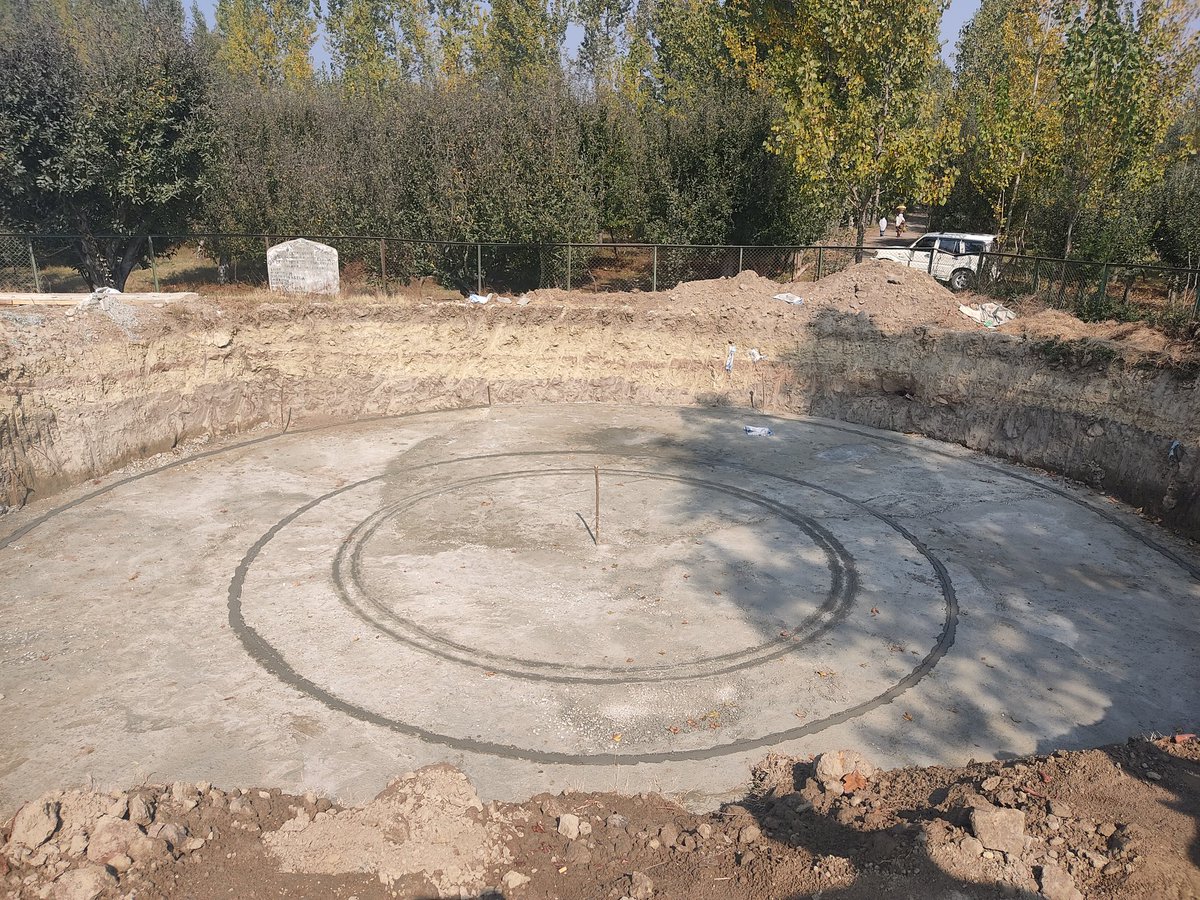 JJM_JK's tweet photo. Raft foundation Work in progress  for  55000 gallon OHT for water supply scheme Sadatpora Naidkhai under JJM. Phe sub divison Sumbal ,PHE Division Sopore Distt Bandipora part.
@jaljeevan_ 
@SyedAbidShah 
@BJKawoosa 
@OfficeOfLGJandK 
@dcbandipora 
@JJM_JK https://t.co/WeNP3HcQUy