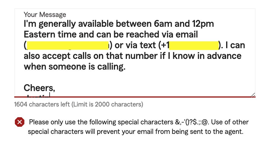techdev5521's tweet image. Hey @StateFarm -- what are users who need to specify country calling codes when doing business internationally supposed to do with your online contact form that doesn't escape characters?