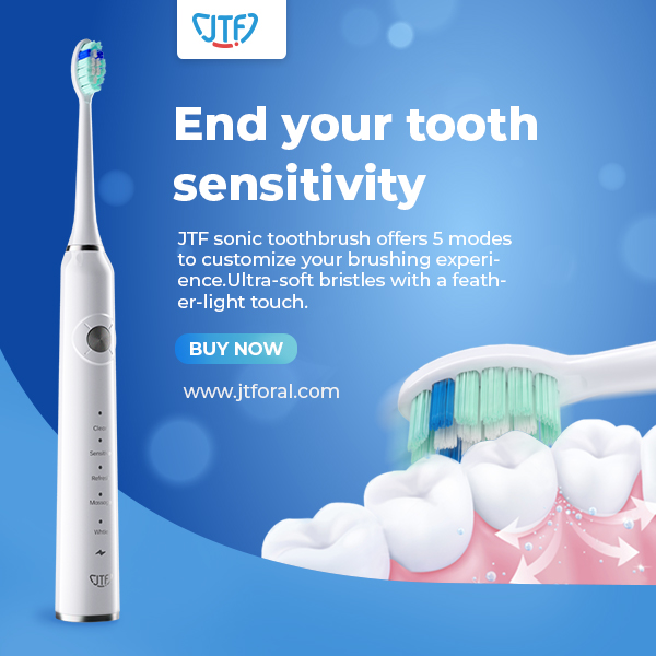 🪥P200 Electric Toothbrush
🔥Get 20% OFF ➡CODE: 20%off
🛒bit.ly/3hjsBBL
60 days of battery life！
5 Programs！
40,000 strokes！

Set includes six brush heads, hardshell travel case and charging station. And a waterproof design!

#toothbrush #JtfOralCare
