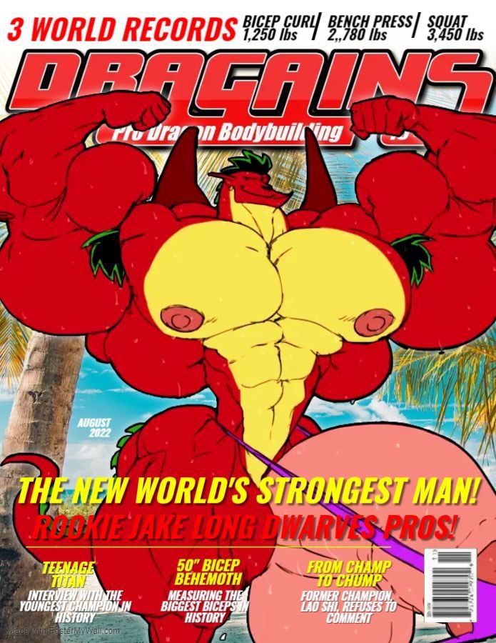 “When you have guns like these it’s hard not to be this popular!”