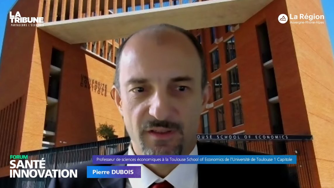 <a href="/LaTribune/">La Tribune</a> <a href="/tatiana2fr/">ana</a> <a href="/auvergnerhalpes/">Auvergne-Rhône-Alpes</a> <a href="/BoehringerFR/">Boehringer Ingelheim</a> <a href="/CHUdeLyon/">HCL - Hospices Civils de Lyon</a> <a href="/InstitutMerieux/">Institut Mérieux</a> <a href="/SanofiFR/">Sanofi en France</a> <a href="/ViatrisInc/">Viatris</a> <a href="/FondNeurodis/">Fondation Neurodis</a> <a href="/Lyonbiopole/">Lyonbiopôle Auvergne-Rhône-Alpes</a> <a href="/iaelyon/">iaelyon School of Management</a> <a href="/medtechinfrance/">Medtech in France</a> @FautraLaurence <a href="/PADollinger/">Paul-Alan Dollinger</a> <a href="/TSEinfo/">TSE</a> <a href="/jeanyvesblay/">Jean-Yves Blay</a> @GroupeUnicancer <a href="/FlorencePinaud/">Florence Pinaud</a> @UT1Capitole #ForumSanteInnovation 
" Il faut subventionner l'#innovation. C'est efficace économiquement et à long terme cela bénéficie à la société. Ce ne sont pas des dépenses perdues, ce sont de bons investissements. "
Pierre DUBOIS, Professeur de sciences économiques <a href="/TSEinfo/">TSE</a> @UT1Capitole