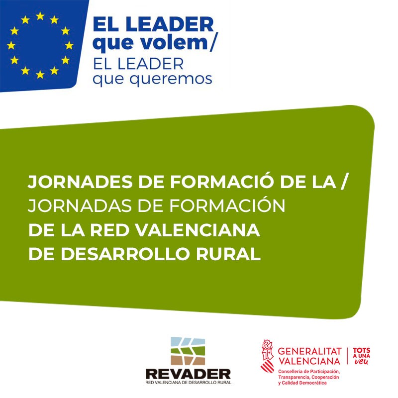 GALsurAlicante's tweet photo. ¡Este lunes comienzan las jornadas formativas #REVADER! Sigue de cerca las redes del Grupo de Acción Local para enterarte todo sobre de las jornadas que van a dar impulso a nuestro territorio. #jornadasdeformaciónREVADER @RED2REDCons https://t.co/dpAg1JGuKw
