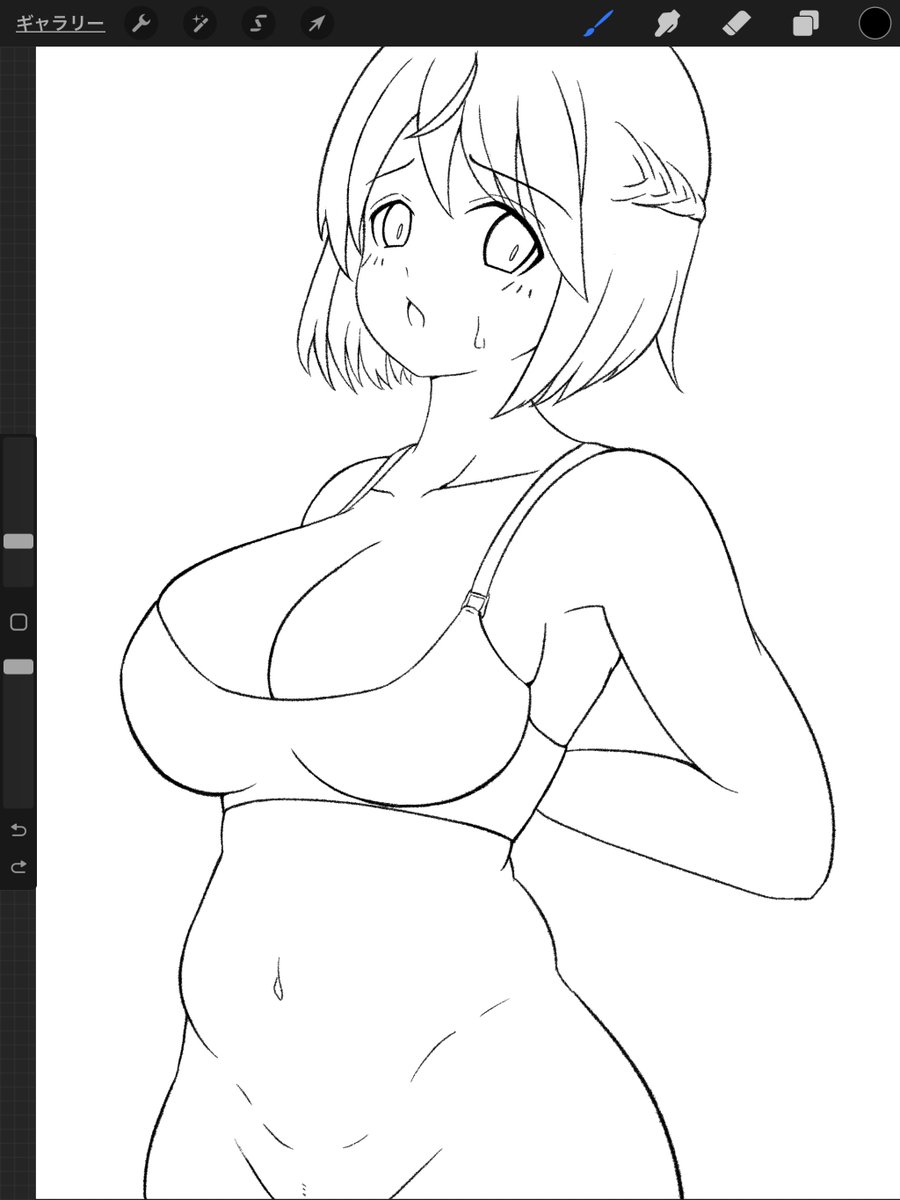 線画。

塗る。 https://t.co/EJEeaTNOQj 