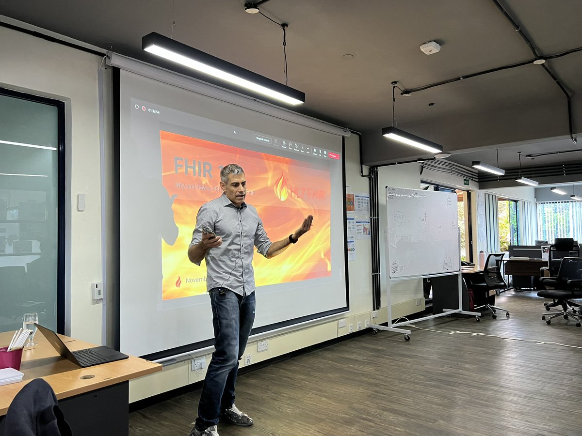 DanielMMesser's tweet photo. PSI is on FHIR! Amazing to be @PSIimpact iHub in Nairobi with over 40 PSI developers and implementers for an intensive week of technical sessions to address interoperability and standards of our systems and how to work with the #FHIR community @FHIRnews https://t.co/nO1mrzkrTm
