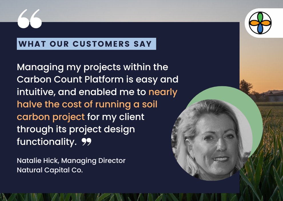 ryzo_earth's tweet photo. We love seeing our partners succeed and pass on the benefits of the Carbon Count Platform to their clients. 

To find out more about how we can complement your agricultural advisory services, visit https://t.co/eXkwAhL9Sm

#soilsecurity #agriculture #carbonfarming #carbon https://t.co/ARY8agLfTZ