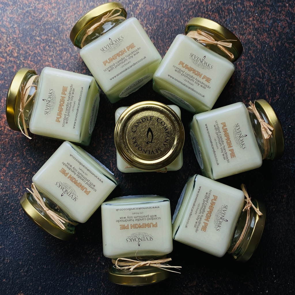 Last month we launched our annual limited edition, Pumpkin Pie - did you manage to bag one?
.
.
.
#scentedcandles #soycandles #kent #localproduce #handpoured #smallbusiness #crueltyfree #waronwaste #lovecandles #supportsmall #shoplocal #sevenoaks #handmade #pumpkin #spice #autumn