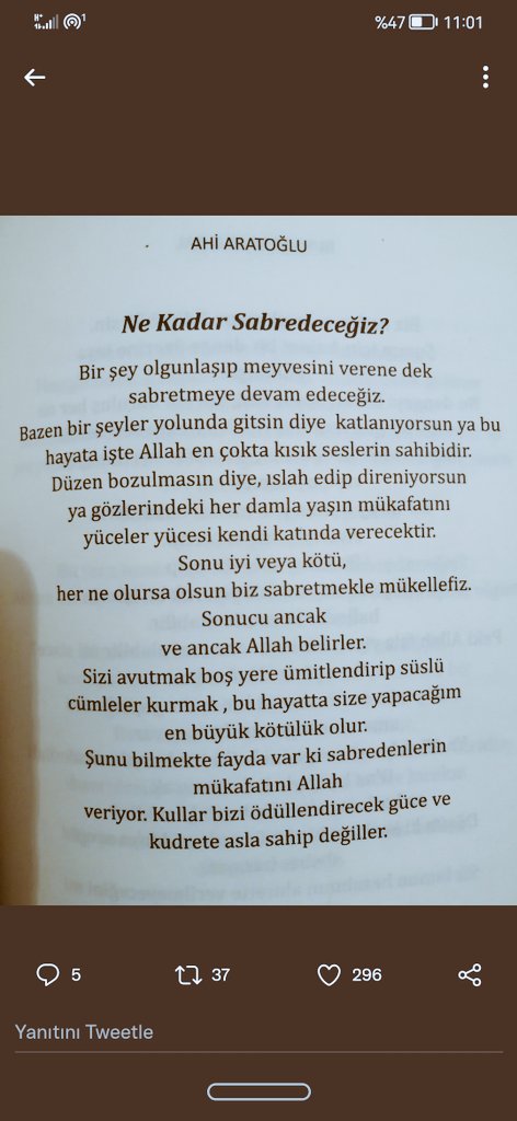 Beni yaratan elbet yolumu gösterir...