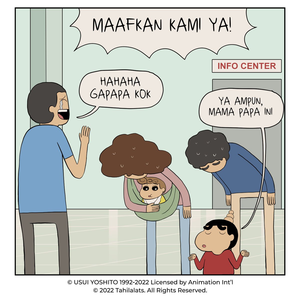 tahilalats's tweet photo. Crayon Shinchan x Tahilalats Comic Strip Story Eps 3 - Shinchan Hilang Dimall

Stay tune dan temukan keseruan lainnya dari kolaborasi Crayon Shinchan X Tahilalats! https://t.co/kvx460Ofp1