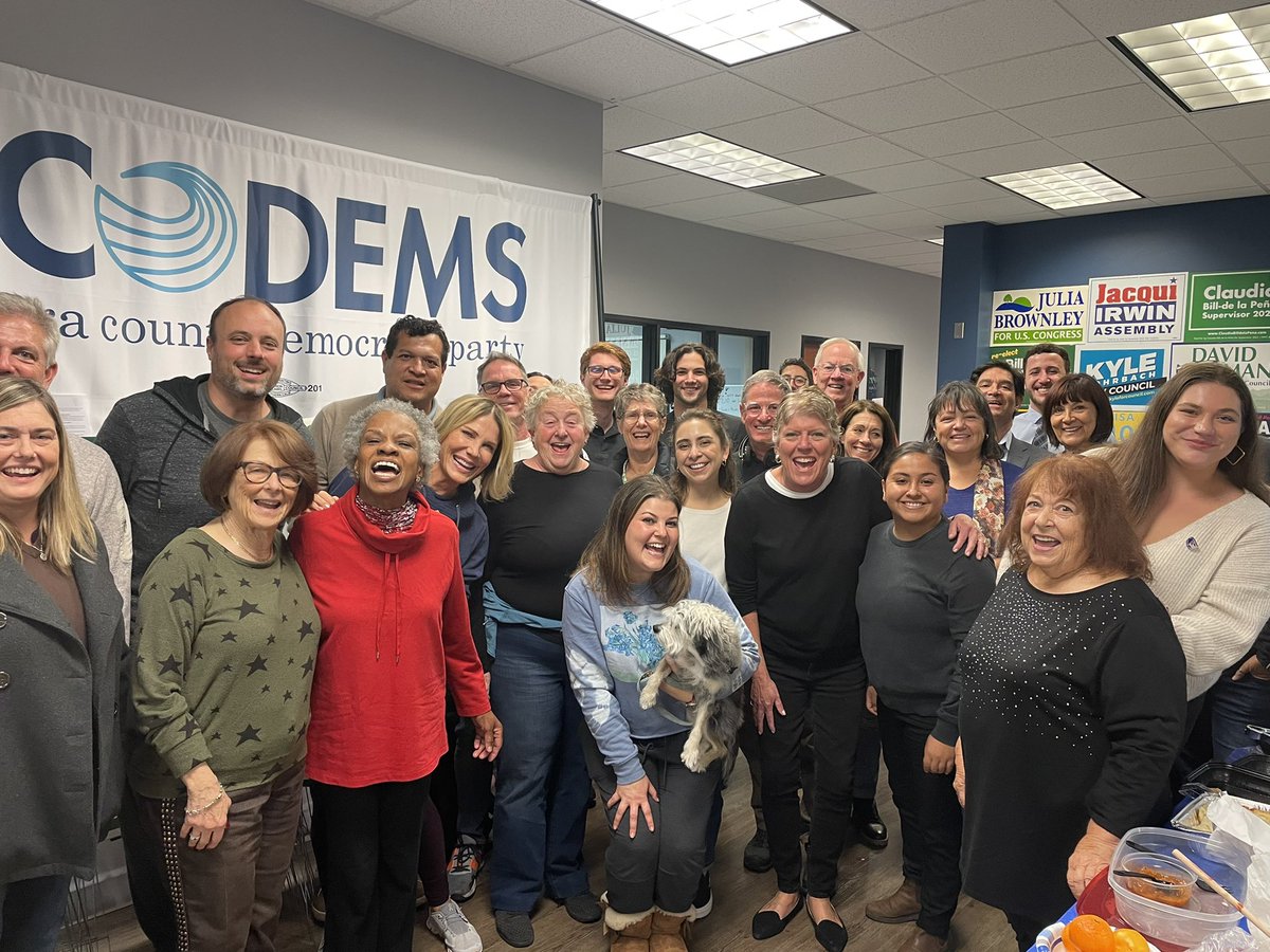 Tomorrow is Election Day — and #TeamBrownley is excited and energized! With only a few hours before the polls open, we knocked on doors during the day and we’re making calls throughout #CA26 to get out the VOTE! 🗳