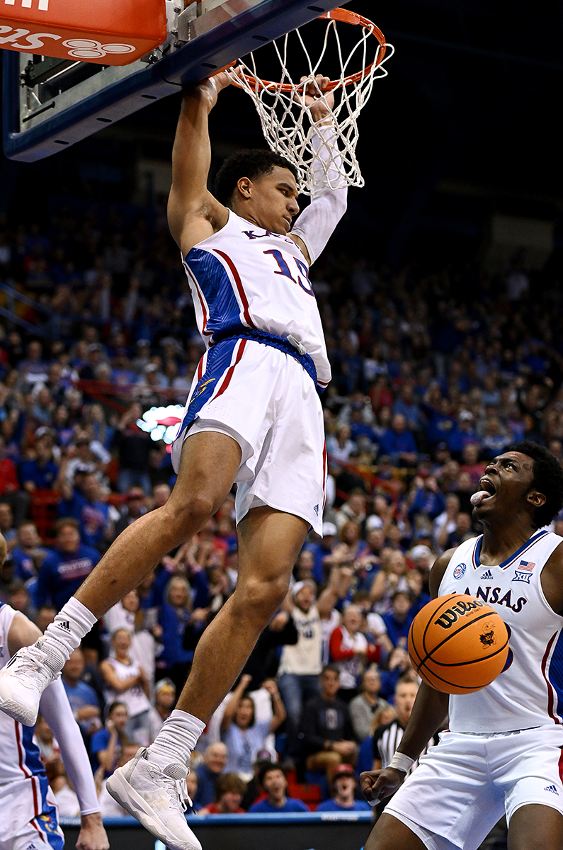 The KU Jayhawks got off to a fast start and win season opener, 89-64 over Omaha Monday night at the Fieldhouse. <a href="/KCStar/">The Kansas City Star</a>, #NCAA Hoops #Bill Self #Norm Roberts #Big12