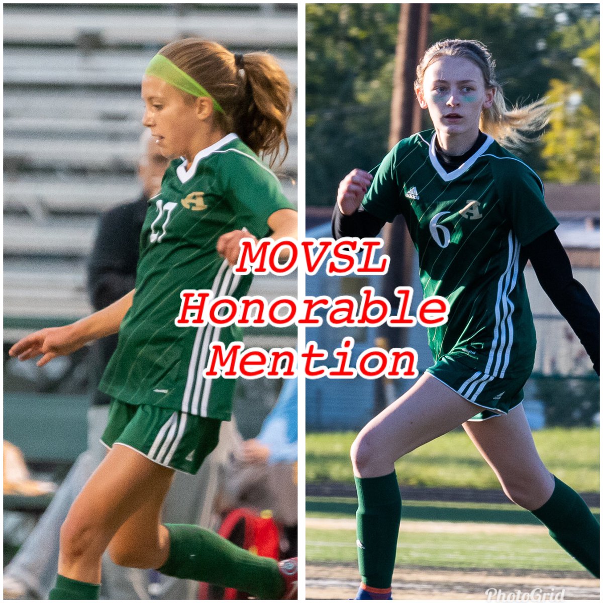 Wynne Dodrill and Sophia Szolosi earned MOVSL Honorable Mentions.

Well done ladies!!
#All32