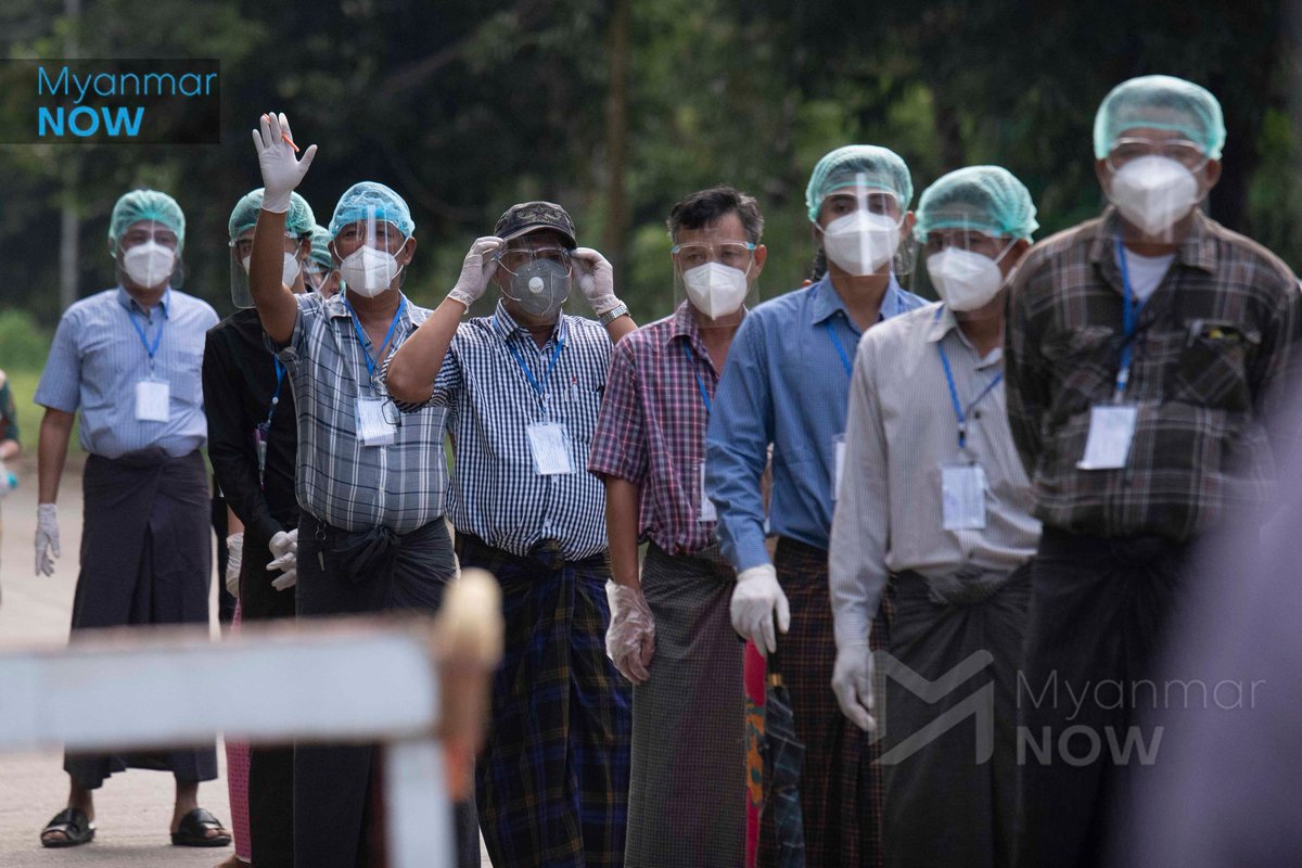 Myanmar_Now's tweet photo. နှစ်နှစ်ပြည့် ၂၀၂၀ ရွေးကောက်ပွဲနေ့

အမျိုးသားဒီမိုကရေစီအဖွဲ့ချုပ် (NLD) ၂၀၂၀ နိုဝင်ဘာ ၈ ရက်က ကျင်းပခဲ့သော အထွေထွေရွေးကောက်ပွဲမှာ ယနေ့ (နိုဝင်ဘာ ၈) တွင် နှစ်နှစ်ပြည့်မြောက်ပြီဖြစ်သည်။
#Covid-19  #ရွေးကောက်ပွဲ  #Myanmar https://t.co/dxevPWSKSC
