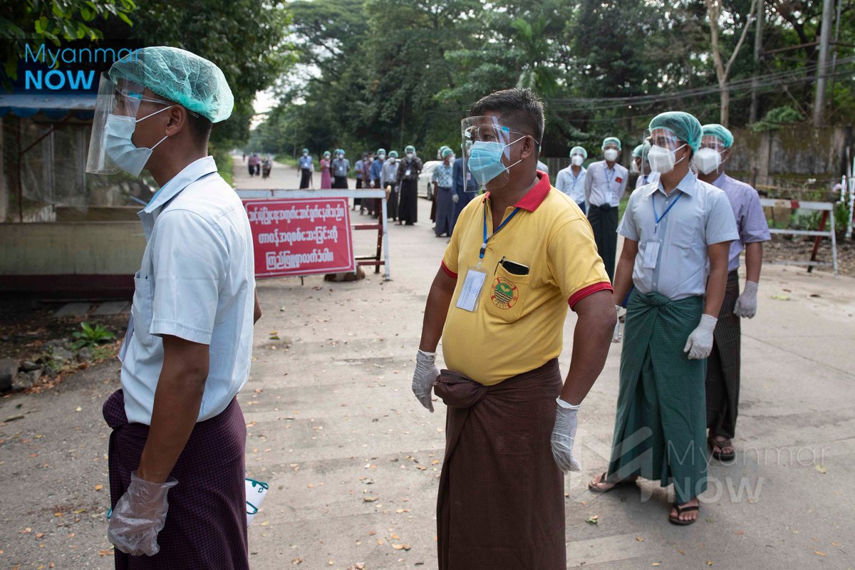 Myanmar_Now's tweet photo. နှစ်နှစ်ပြည့် ၂၀၂၀ ရွေးကောက်ပွဲနေ့

အမျိုးသားဒီမိုကရေစီအဖွဲ့ချုပ် (NLD) ၂၀၂၀ နိုဝင်ဘာ ၈ ရက်က ကျင်းပခဲ့သော အထွေထွေရွေးကောက်ပွဲမှာ ယနေ့ (နိုဝင်ဘာ ၈) တွင် နှစ်နှစ်ပြည့်မြောက်ပြီဖြစ်သည်။
#Covid-19  #ရွေးကောက်ပွဲ  #Myanmar https://t.co/dxevPWSKSC