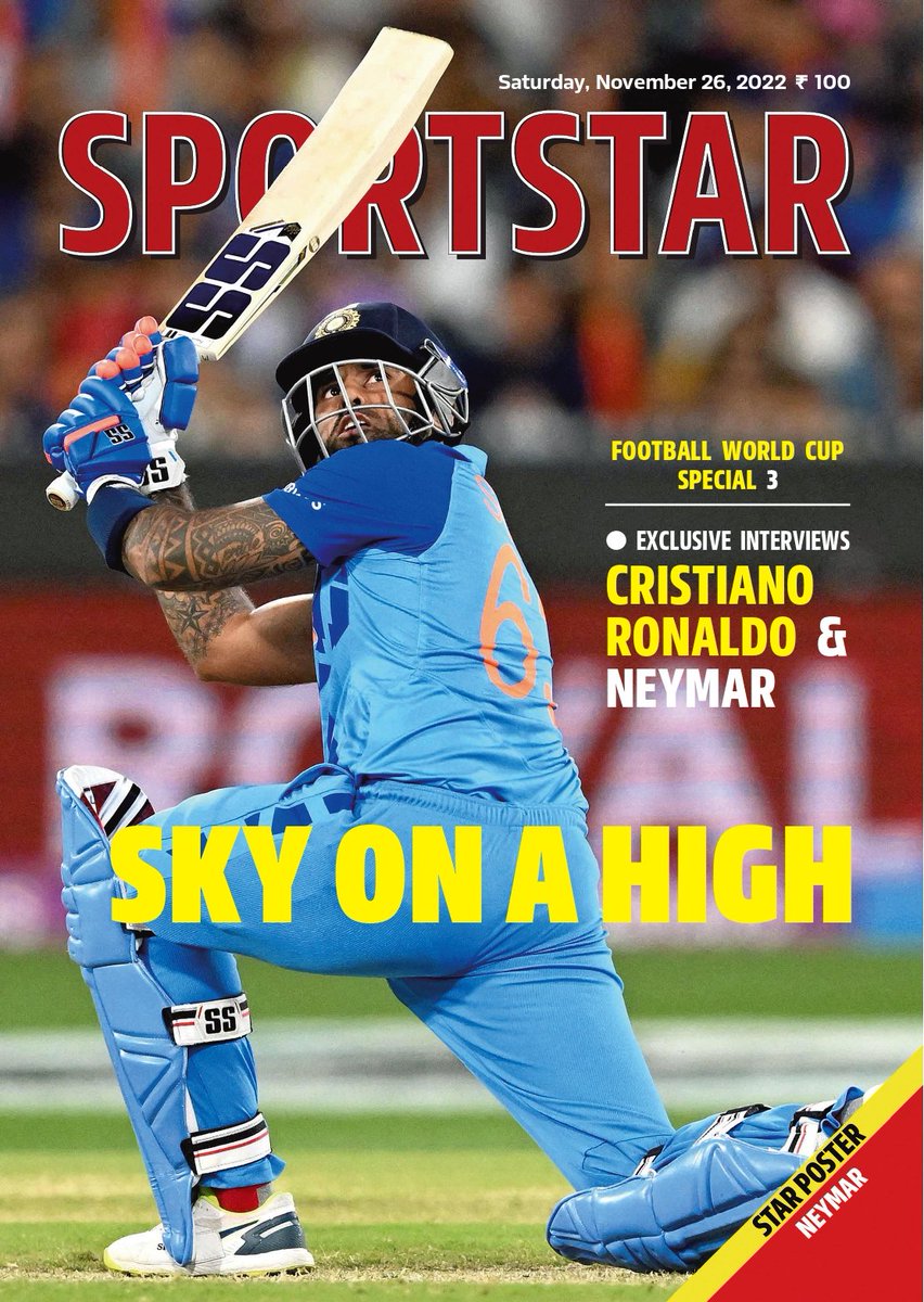 CricketMAN2 on Twitter "Suryakumar Yadav in the Sportstar's cover page
