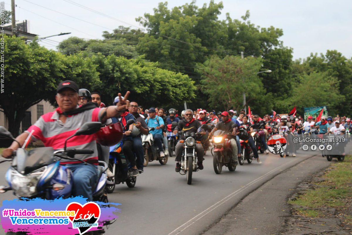 #Nicaragua || León Sandinista pintó de rojo y negro las calles de la Ciudad Universitaria por el GRAN TRIUNFO del #PuebloAlcalde Damos gracias a Dios por seguir trabajando en Paz y Prosperidad

Seguimos adelante con el Frente Sandinista Daniel y Rosario

#UnidosVencemosVenceremos