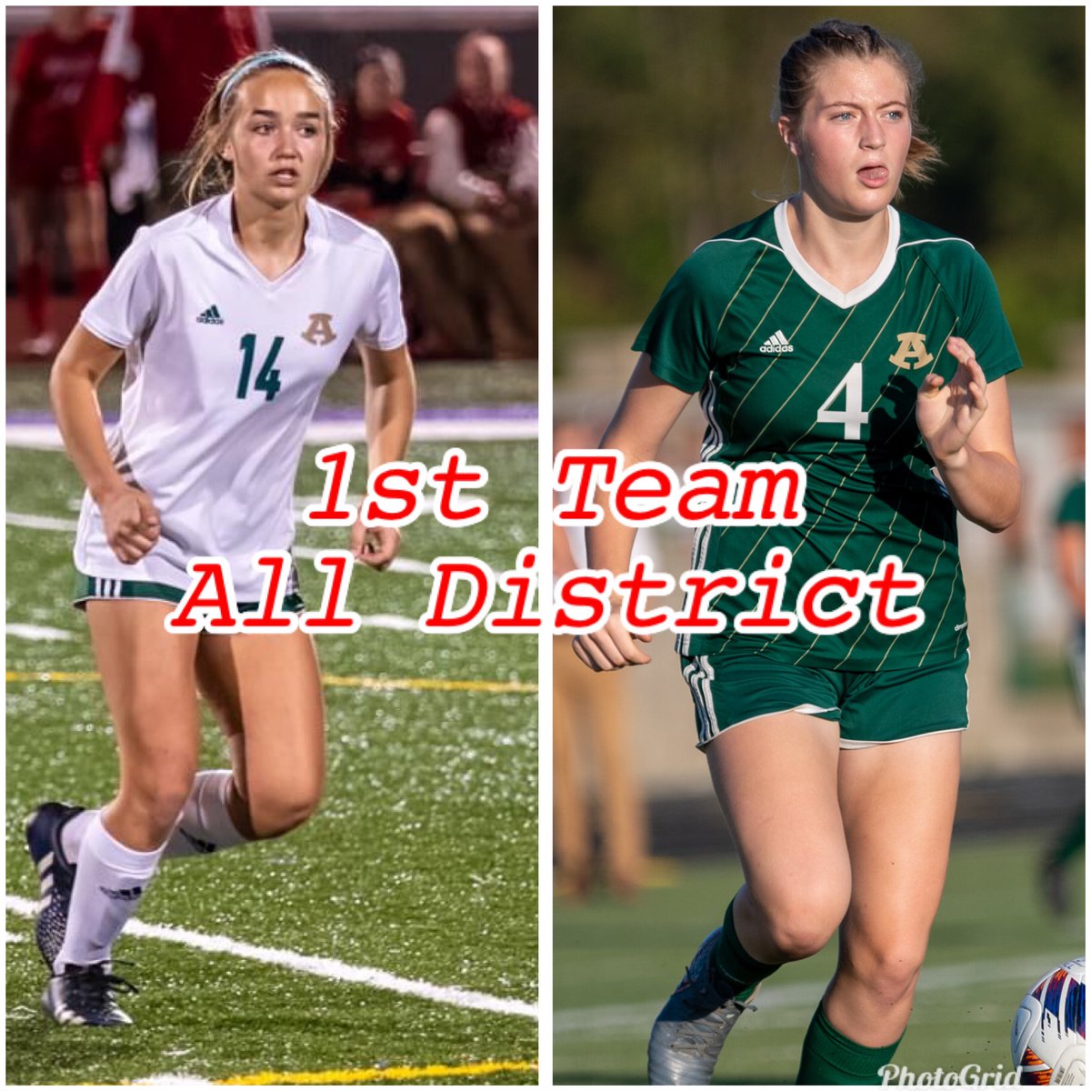 Quinn Murphy and Ella Chapman made the All District 1st Team!!

Great Job!!

#All32