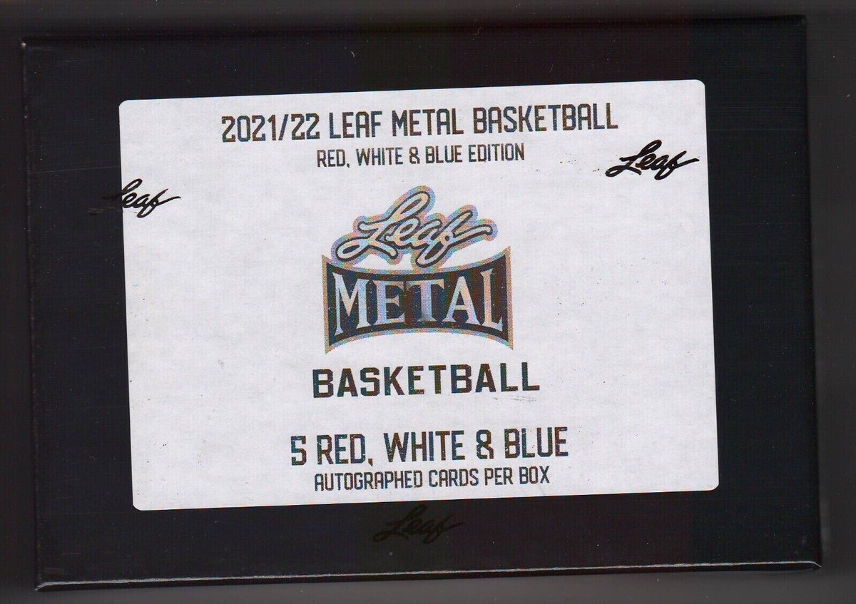 Windy City Breakers (@312breakers) on Twitter photo 2021-22 LEAF METAL BASKETBALL RED WHITE BLUE
@EBAY AUCTION ENDS@ 11:15PM CT
ebay.com/str/312breakers
<a href="/Leaf_Cards/">Leaf Trading Cards</a> <a href="/NBA/">NBA</a> <a href="/NCAA/">NCAA</a> <a href="/GTSDistribution/">GTS Distribution S&E</a> <a href="/GoGTSLive/">Go GTS Live</a> <a href="/WatchTheBreaks/">The Breaks</a> <a href="/ChecklistsforUS/">Checklists and Cheat Sheets Guy</a> <a href="/HobbyConnector/">The Hobby Connector ™</a> <a href="/Hobby_Connect/">Hobby Connection(Colton)</a> <a href="/sports_sell/">@SPORTS_SΞLL</a> <a href="/ShoutGamers/">Shout Gamers</a> <a href="/ShoutRTs/">Shout RTs</a> <a href="/SympathyRTs/">SympathyRTs</a> <a href="/smallstreamhype/">SmallStreamHype</a> 2021-22 LEAF METAL BASKETBALL RED WHITE BLUE
@EBAY AUCTION ENDS@ 11:15PM CT
ebay.com/str/312breakers
<a href="/Leaf_Cards/">Leaf Trading Cards</a> <a href="/NBA/">NBA</a> <a href="/NCAA/">NCAA</a> <a href="/GTSDistribution/">GTS Distribution S&E</a> <a href="/GoGTSLive/">Go GTS Live</a> <a href="/WatchTheBreaks/">The Breaks</a> <a href="/ChecklistsforUS/">Checklists and Cheat Sheets Guy</a> <a href="/HobbyConnector/">The Hobby Connector ™</a> <a href="/Hobby_Connect/">Hobby Connection(Colton)</a> <a href="/sports_sell/">@SPORTS_SΞLL</a> <a href="/ShoutGamers/">Shout Gamers</a> <a href="/ShoutRTs/">Shout RTs</a> <a href="/SympathyRTs/">SympathyRTs</a> <a href="/smallstreamhype/">SmallStreamHype</a>