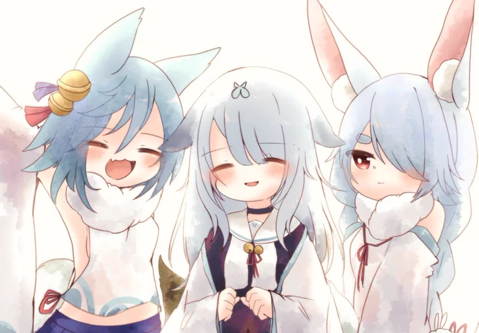 吹雪型姉妹は、てぇてぇ。 #アズールレーン 