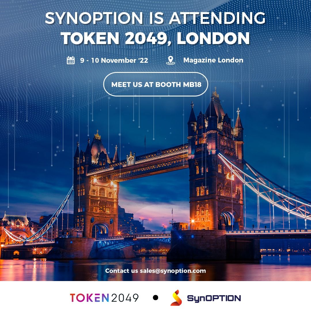 SynoptionTech's tweet photo. See you @token2049 !
#Token2049 #SynOption #Crypto #fintech https://t.co/eWnmqtOP2p