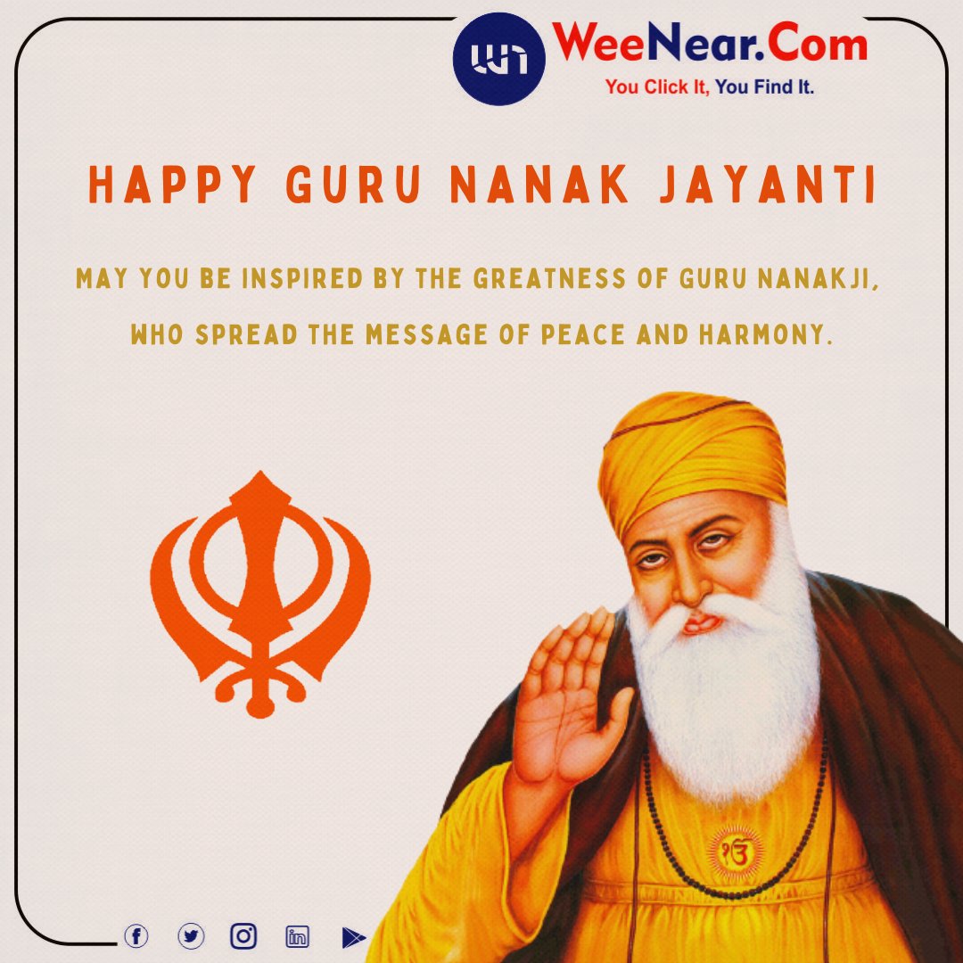 sapan2808's tweet photo. Happy Guru Nanak Jayanti ✨

#gurunanakjayanti 
#weenear https://t.co/BREnk4q2ly
