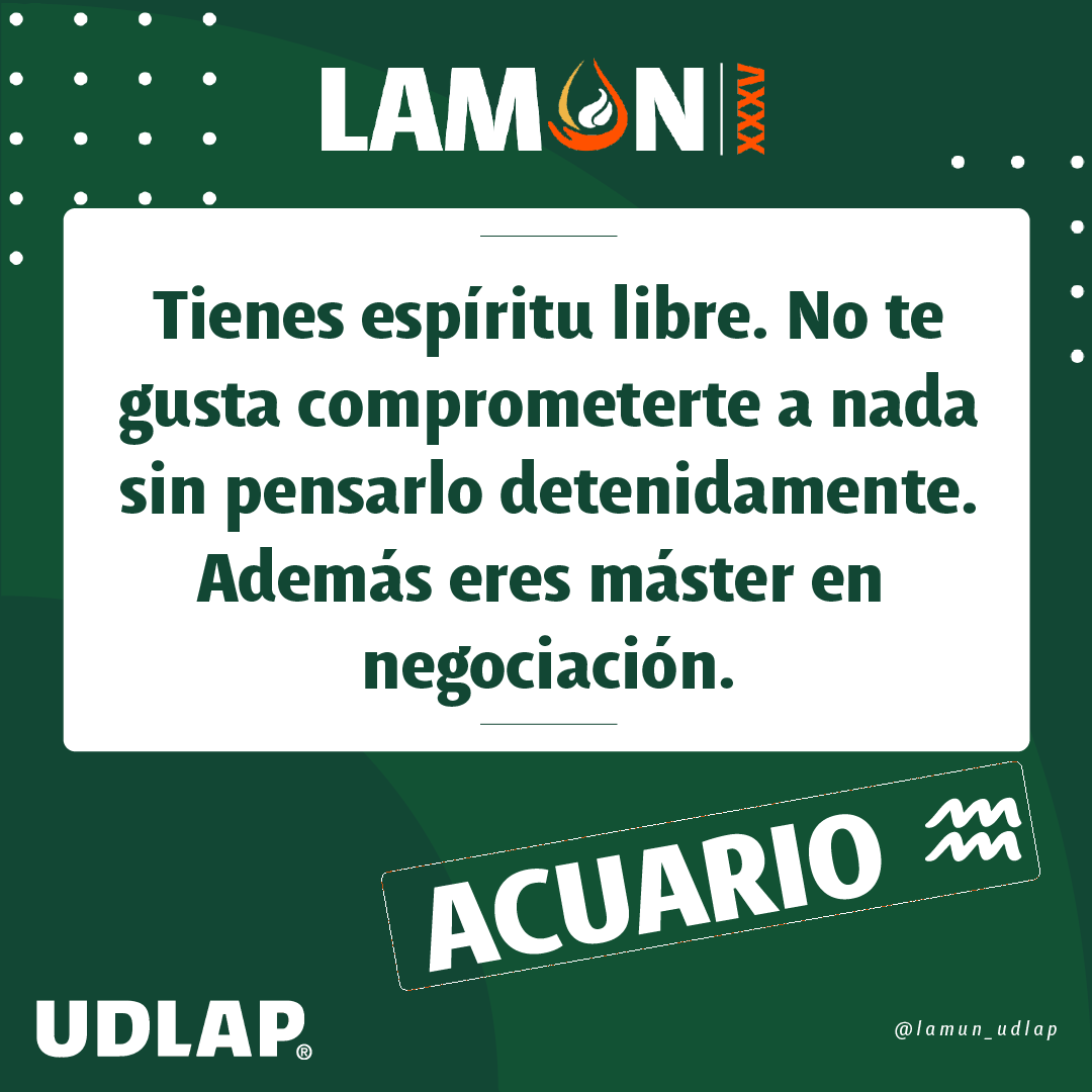 LAMUN_UDLAP's tweet photo. ¿Ya sabes qué delegado eres? Descúbrelo según tu signo ✨

¡Delegaciones, el LAMUN XXXV se acerca, ¿están listas?! 💚🧡

#lamun #comités #worldchange #participation #social #udlap #soyudlap #ONU #UN #cholula #puebla https://t.co/Luf0QWmMaq