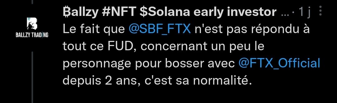 fromcliotolambo's tweet photo. C'est bon les gars vous inquiètez pas on à balzizi le plus grand market maker de FTX sur le ct fr qui es poto avec sbf.
Ils ont déjà vu ensemble quel es le centre pénitencier le plus confortable pour l'exit scam. https://t.co/x7mMQmh6iA