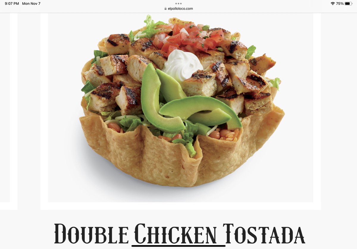 MakeupJungle's tweet image. Seriously @elpolloloco Double Chicken? Not even close! We ordered 2 of these and they don’t even begin to look like what you advertise. They each had 7 little pieces of chicken. So disappointed!!