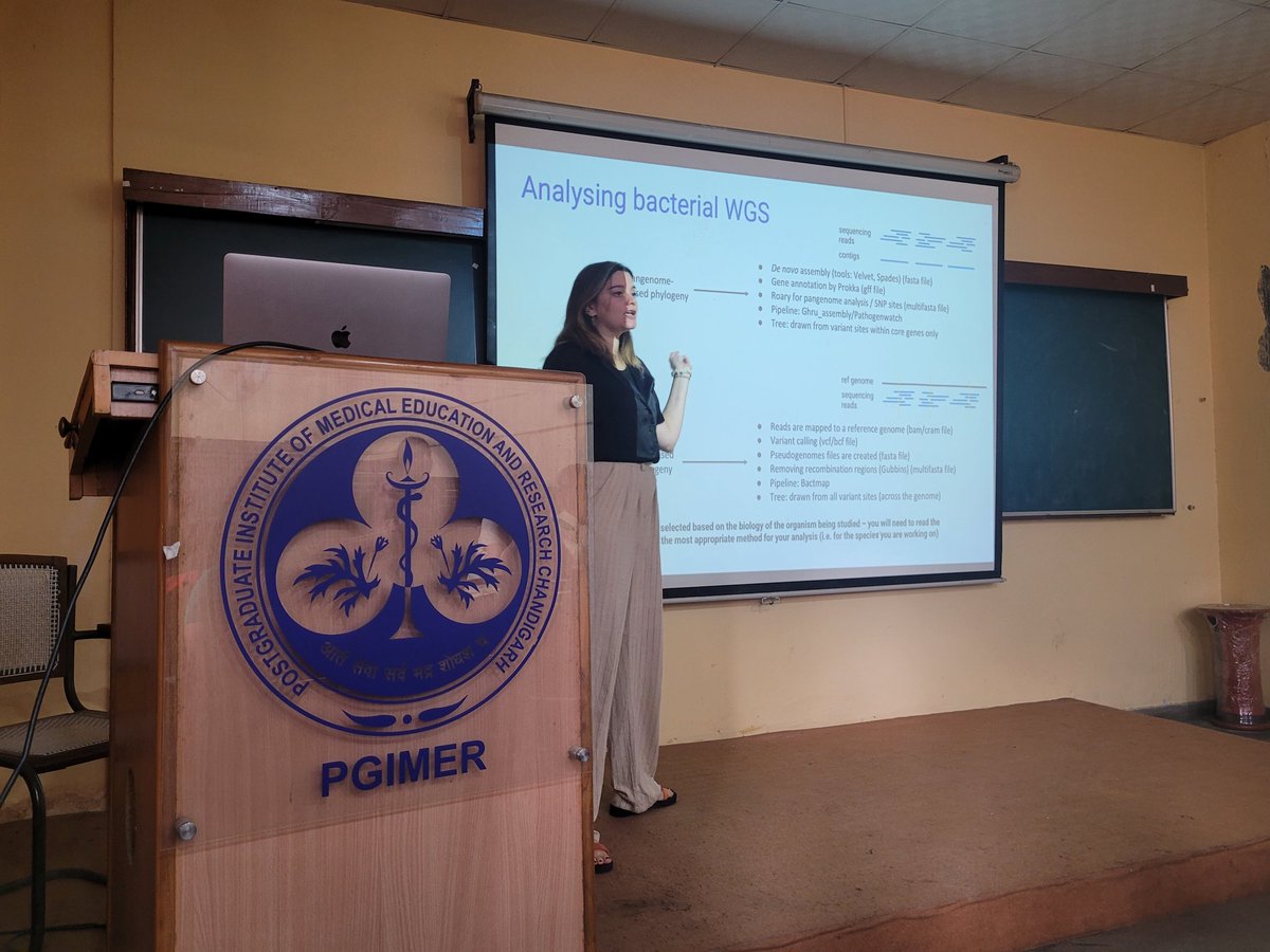 Day 2. The fun begins with sessions on bacterial genome analysis for #NGS with <a href="/ellimylona01/">Elli Mylona</a> <a href="/Joana41968309/">Joana</a> @Baker_Lab_Cam