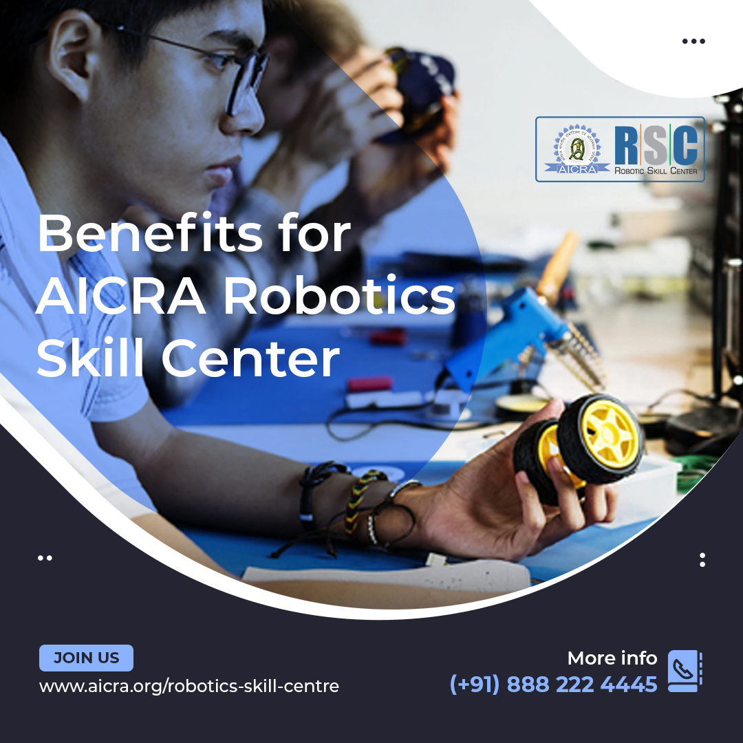 AICRAINDIA's tweet photo. AICRA Robotics Skill Center Advantages
Robotics Skill Center may use the AICRA logo as an association for all promotional purposes.
https://t.co/I6Ui2aUIsk
#AICRA #RoboticsSkillCenter #AtmanirbharBharat #RSC #RoboticsEducation #GAISA #rajsharma #Robotics #certification #RLP https://t.co/INSdNcKksh