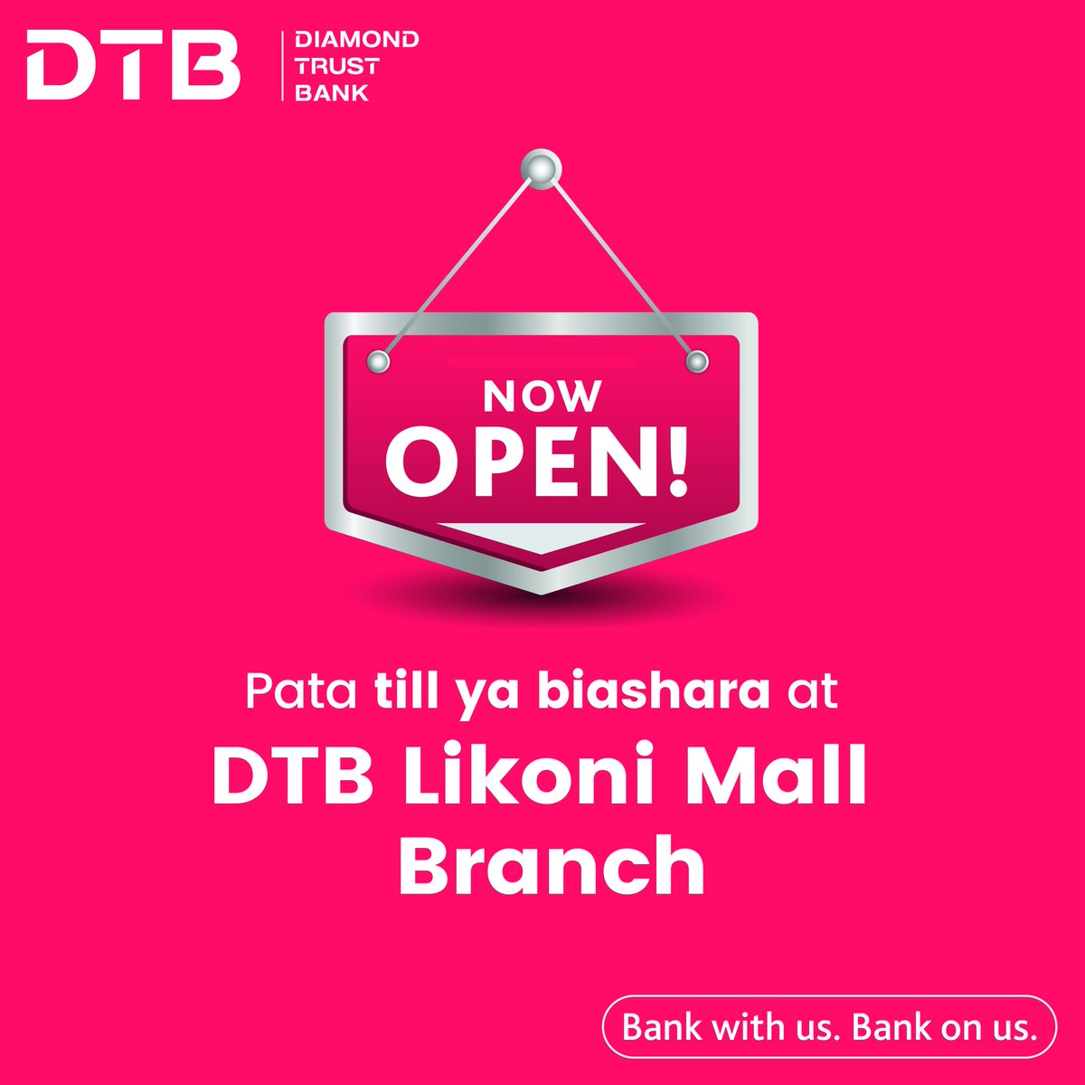 msopran0's tweet photo. DTB wamefungua a new branch at Likoni Mall ground floor in Mombasa.Kama biz yako inadai working capital..relax & head over to the new Likoni mall
@DTBKenya branch usortiwe na business till for free #BankwithDTB https://t.co/IoRTgaAq0l