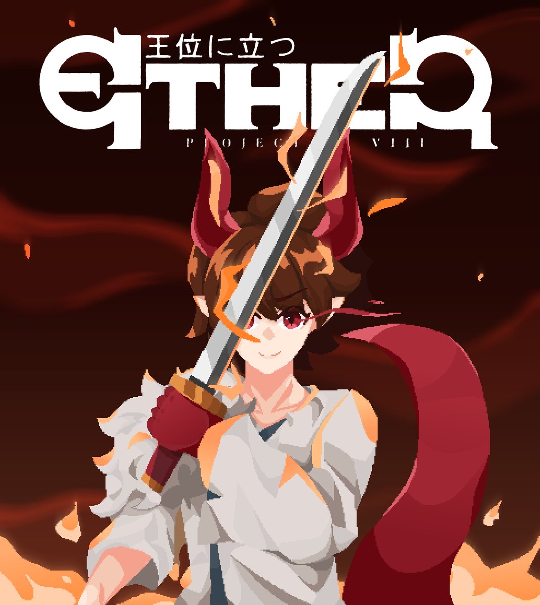 Pixel Fan art For <a href="/ether/">ETHER</a> and Ether forever. Miracles happen to only those who believe in them and my favorite word is "Hustling" so Please do use me for ether community! and Thanks for the AMA &lt;3

<a href="/visionofviii/">V</a> &amp; <a href="/CValley_/">CV</a> 

#NFTCommunity