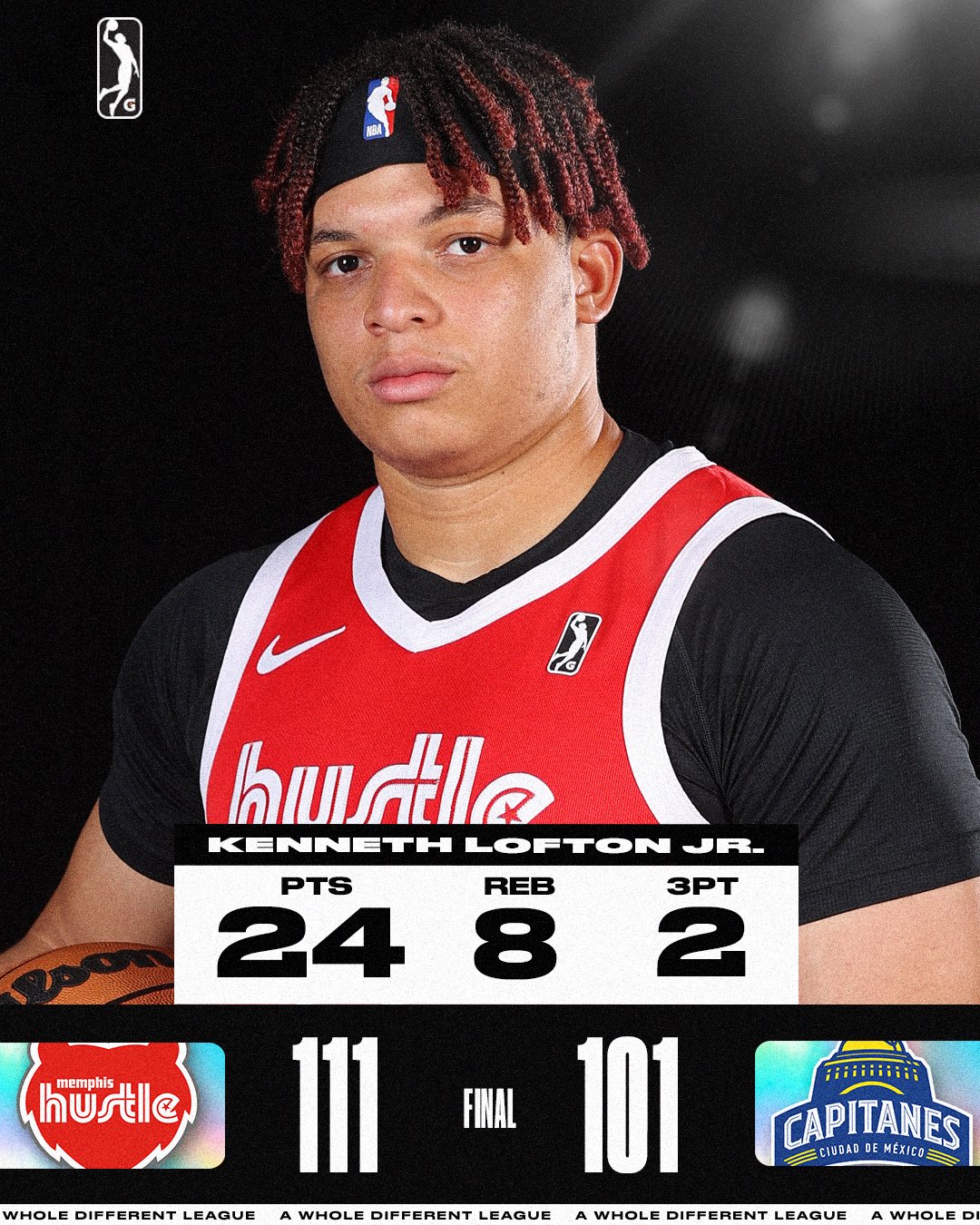 NBA G League on X: The big man put up BIG STATS!! Kenny Lofton Jr was  everywhere tonight for @MemphisHustle. 😤 The Hustle secured the W on the  road over Rio Grande