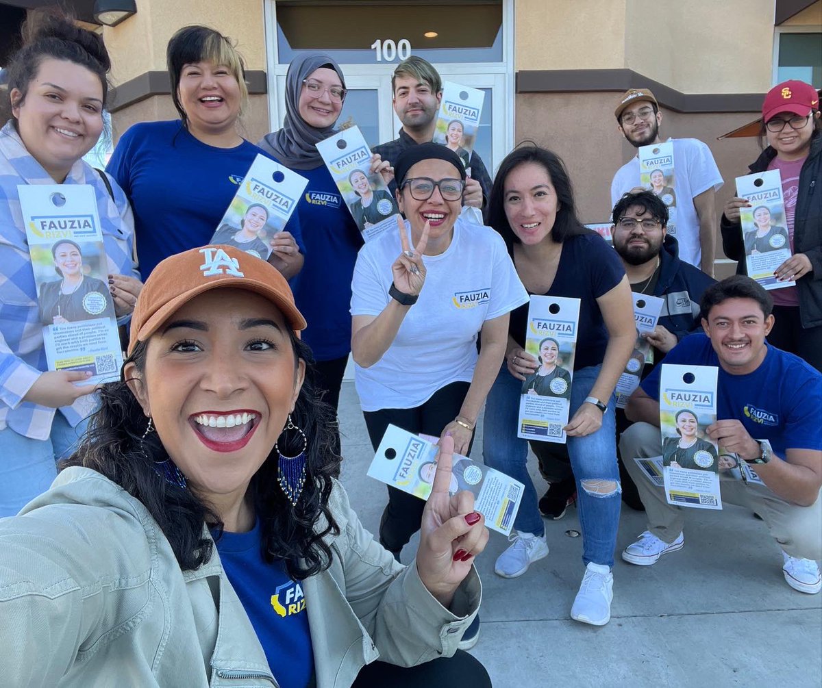 Another great day connecting with voters in #AD63! 

Thank you to our amazing #TeamFauzia canvassers and volunteers helping to get out the #vote!

#ElectionDay is TOMORROW — if you haven’t yet — please make your plan to vote and make your voice heard.

#VoteFauzia