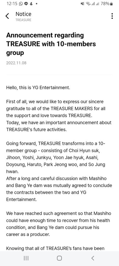 starfess's tweet photo. -guys cuma treasure sama wannaone yg berhasil bikin sender nangis beneran karena kpop 😭 https://t.co/SbM28hIv0t