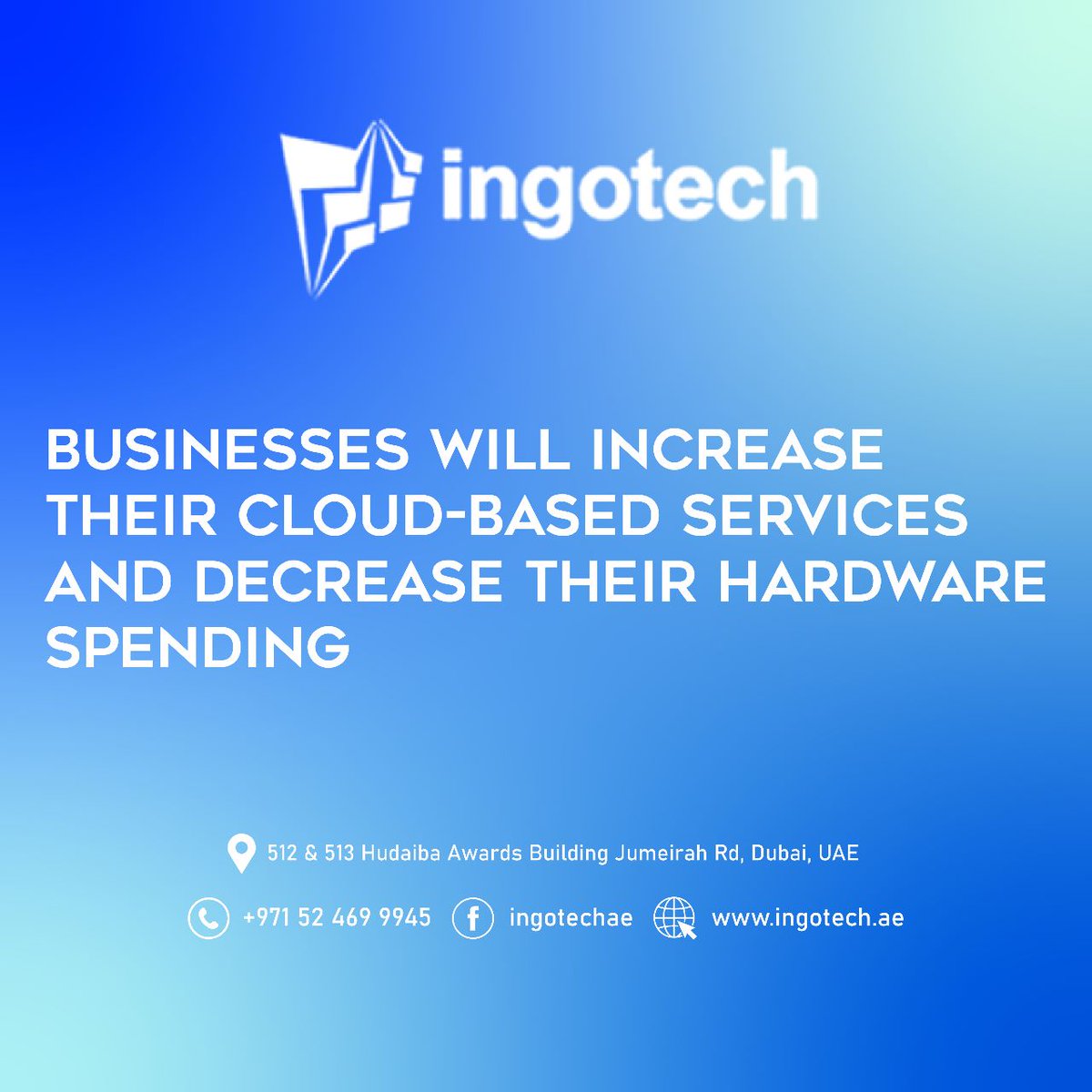 IngotechT's tweet photo. Cloud based services range from full applications and development platforms, to servers, storage, and virtual desktops.

#ingotech #ingotechsoftwaretrading #trading #technology #software #algorithm #ai #artificialintelligence #business #tech #techindustry #digitalworld #cloud https://t.co/eMVMQ5WKQt