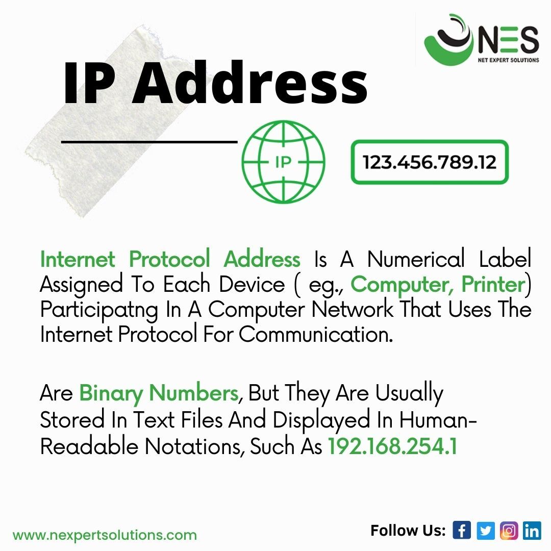 NESnetworking's tweet photo. WHAT IS IP ADDRESS?
Follow Net Expert Solutions for more information and exciting facts..!!
Follow: https://t.co/H8rf2ZtOSv
#factoftheday #interestingfacts #markzukerburg#facts #factsabouttechnology #IPADDRESS #IP #INTERNET #BINARY #COMPUTERLANUAGE #programming #programmerror https://t.co/gVIy5qTg4q