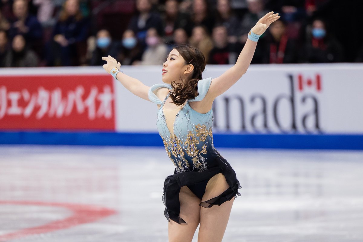 kattwts's tweet photo. a joy to witness this skate 💜
#RikaKihira
#紀平梨花
#SCI22 #SkateCanada https://t.co/pfLodiPRo4