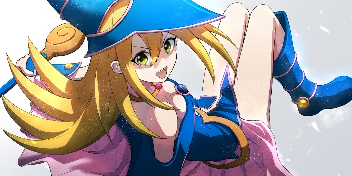ブラックマジシャンガール 「#いいおっぱいの日この角度よ 」|ハルタロのイラスト
