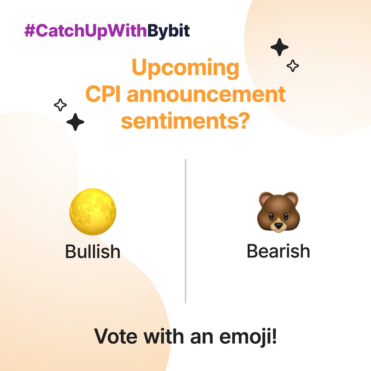 Bybit_Official's tweet photo. Inflation never hurt anyone...right? 😭 Trade #BTC on Spot with 0 fees now: https://t.co/yNutfdpxB9
✨ Follow us for the latest trends and updates! #CatchUpWithBybit #crypto #CPI #bitcoin https://t.co/luHtQzXInh