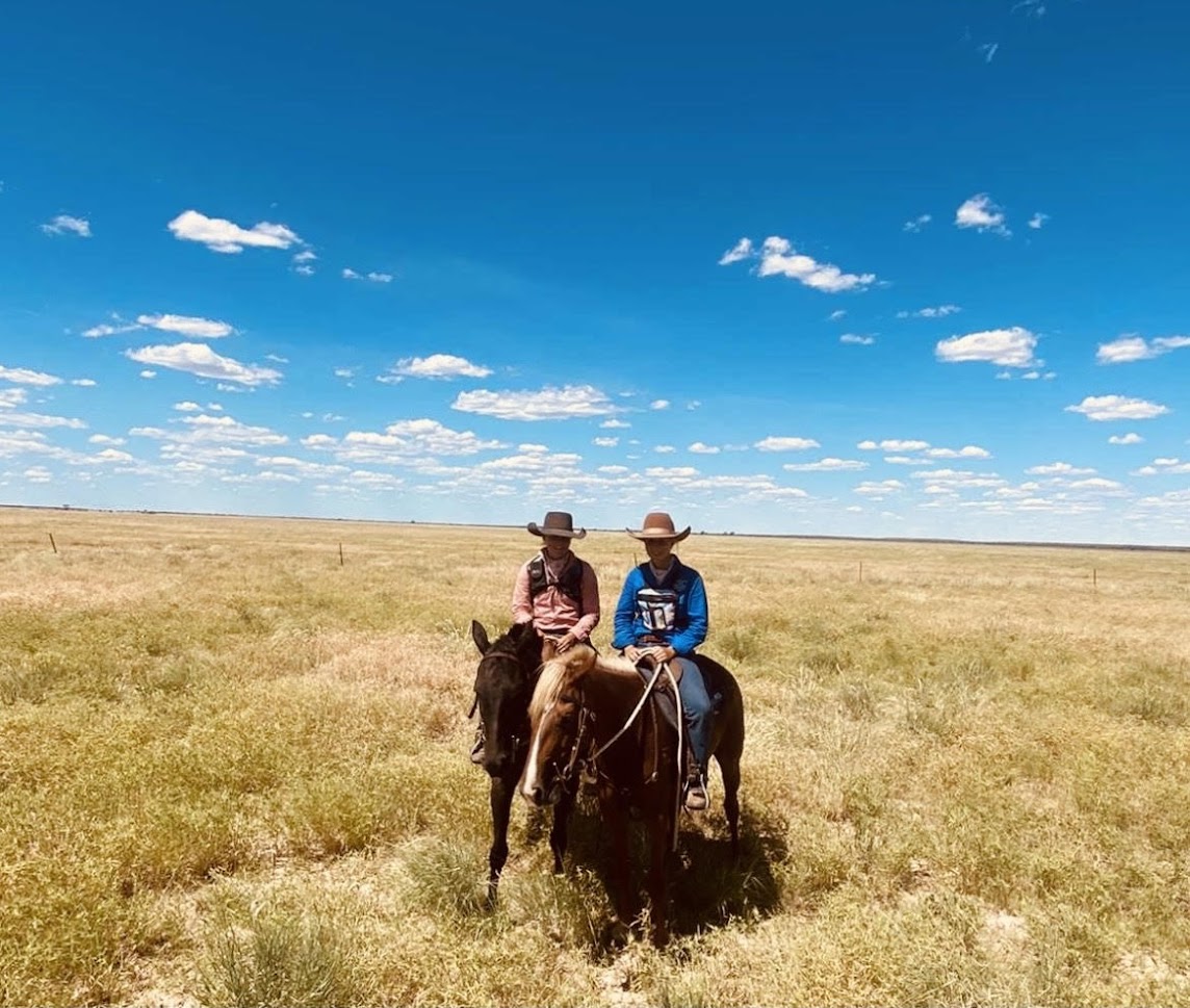 ACCbeef's tweet photo. Life without boundaries at our 942,500ha Barkly Downs property photographed by Josie Golledge from Scone, NSW and in her second year as an ACC stationhand. #outback #horseriding #beefcattle #stationjobs #beefjobs #agriculture #australianagriculture #ruraljobs #greatoutdoors https://t.co/H2ud1pWZMX