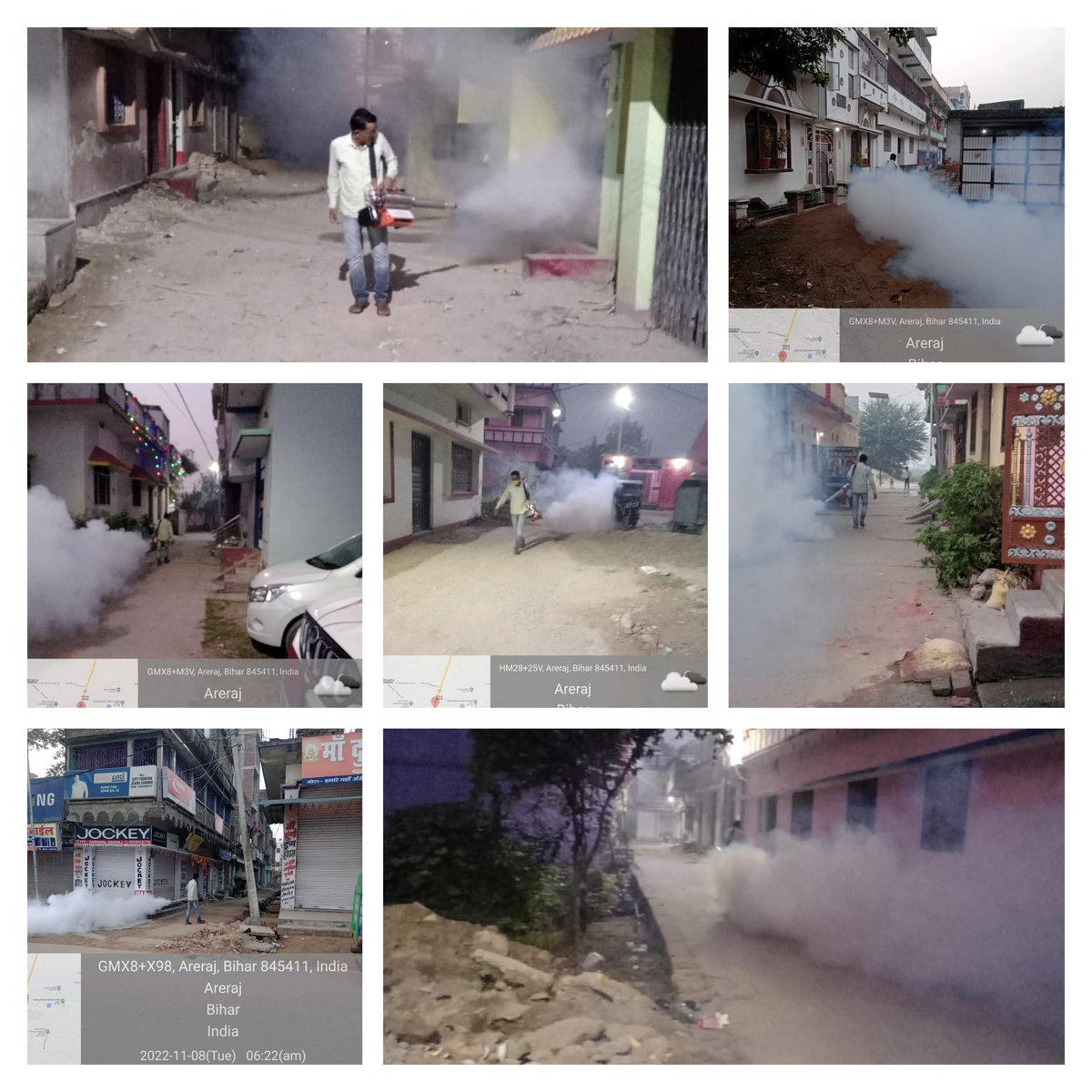 ArerajNp's tweet photo. Morning Shift Fogging at NP ARERAJ of #Bihar for #denguefree_Areraj.
#Sourcesegragation ,#nalaudhahi #sweeping #doortodoor #garbage collection by #safaimitras for #clean_areraj.
@Dm_Motihari
@UDHDBIHAR
@SwachSurvekshan
@SwachhBharatGov
@swachhbharat
@ZeeBiharNews https://t.co/3PdBaf9jOq
