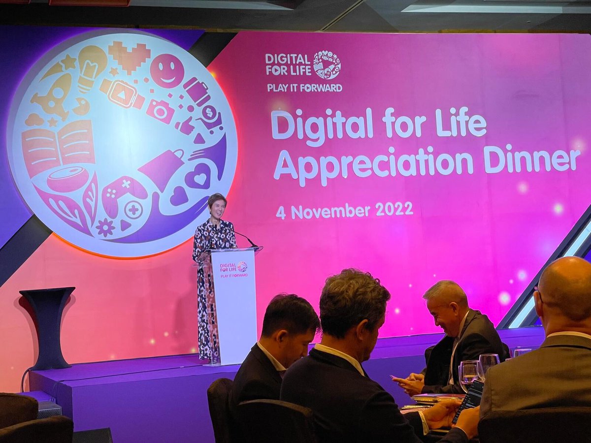 Exabytes is honoured to be invited to join @IMDAsg at their Digital for Life Appreciation Dinner. 

We thank you for the great efforts and initiatives done for the community!

#exabytes #growyourbusinessonline #digitalforlifesg #IMDA #playitforward