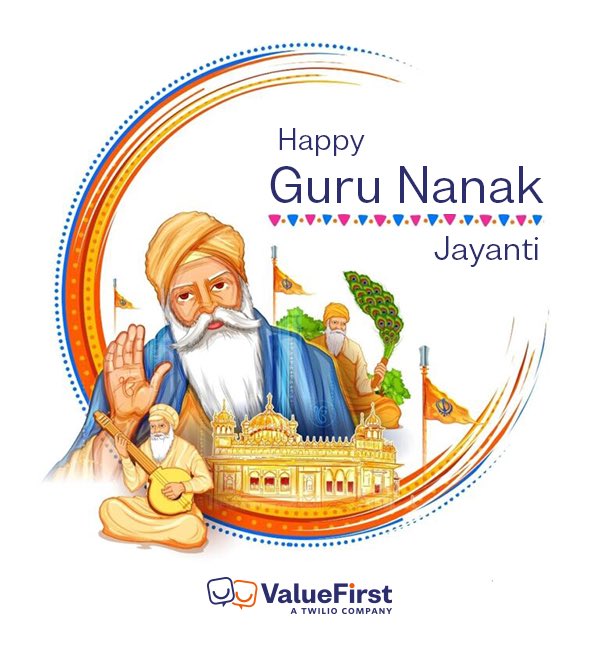 Warm wishes to everyone on this auspicious occasion of Gurpurab!

#ValueFirst #happygurunanakjayanti #gurpurab