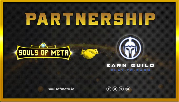 📡PARTNERSHIP ANNOUNCEMENT📡

EARN GUILD X Souls of Meta 

We are pleased to announce our new strategic partnership with Souls of Meta! Looking forward to our bright future together!

Watch this space for developments and more partnership information‼️ @SoulsOfMeta