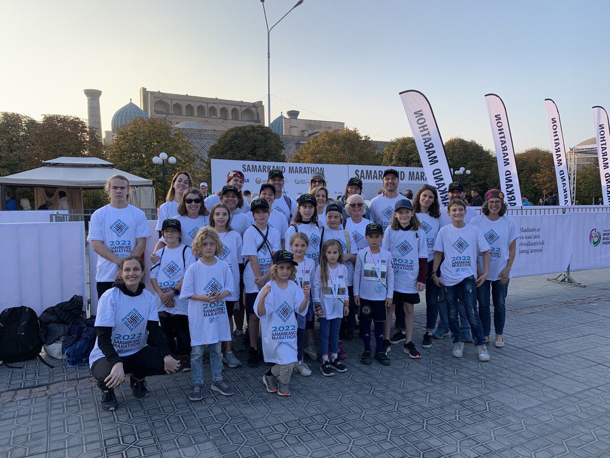 40+ members of the #tashschool community participated in the Samarkand Marathon. Personal goals were reached. Age groups were won. Way to go Owls! <a href="/billkralovec/">Bill Kralovec</a>